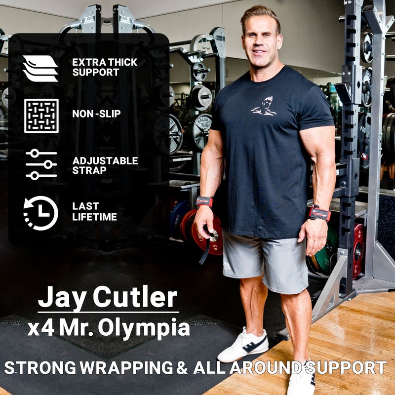 Schiek Sports Model J1000PLS Jay Cutler Signature Power Lifting Wrist Straps - Image 2